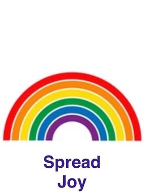 Following listings are multicolored inspired by a rainbow